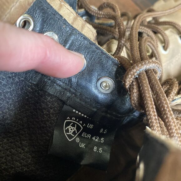 Ariat Tan Leather Men's Boots - Picture 4 of 11